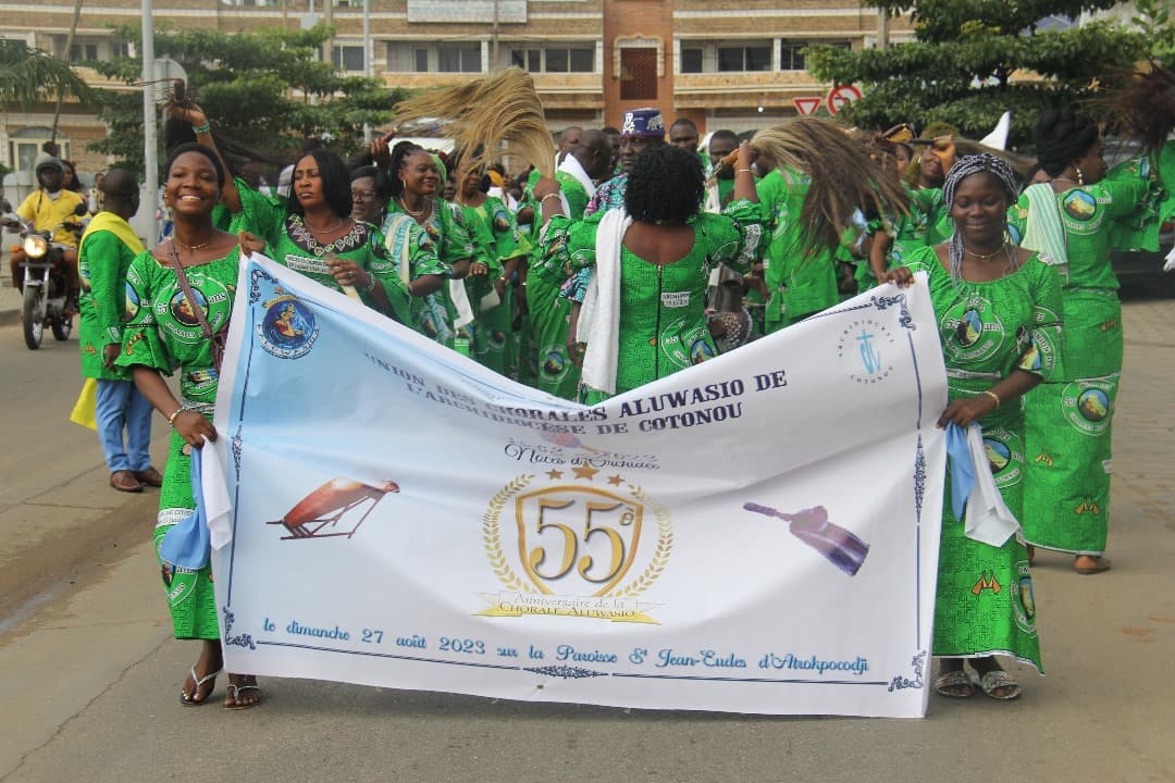 CHORALE ALUWASIO DE L'ARCHIDIOCESE DE COTONOU: 55 ANS D'EXISTENCE