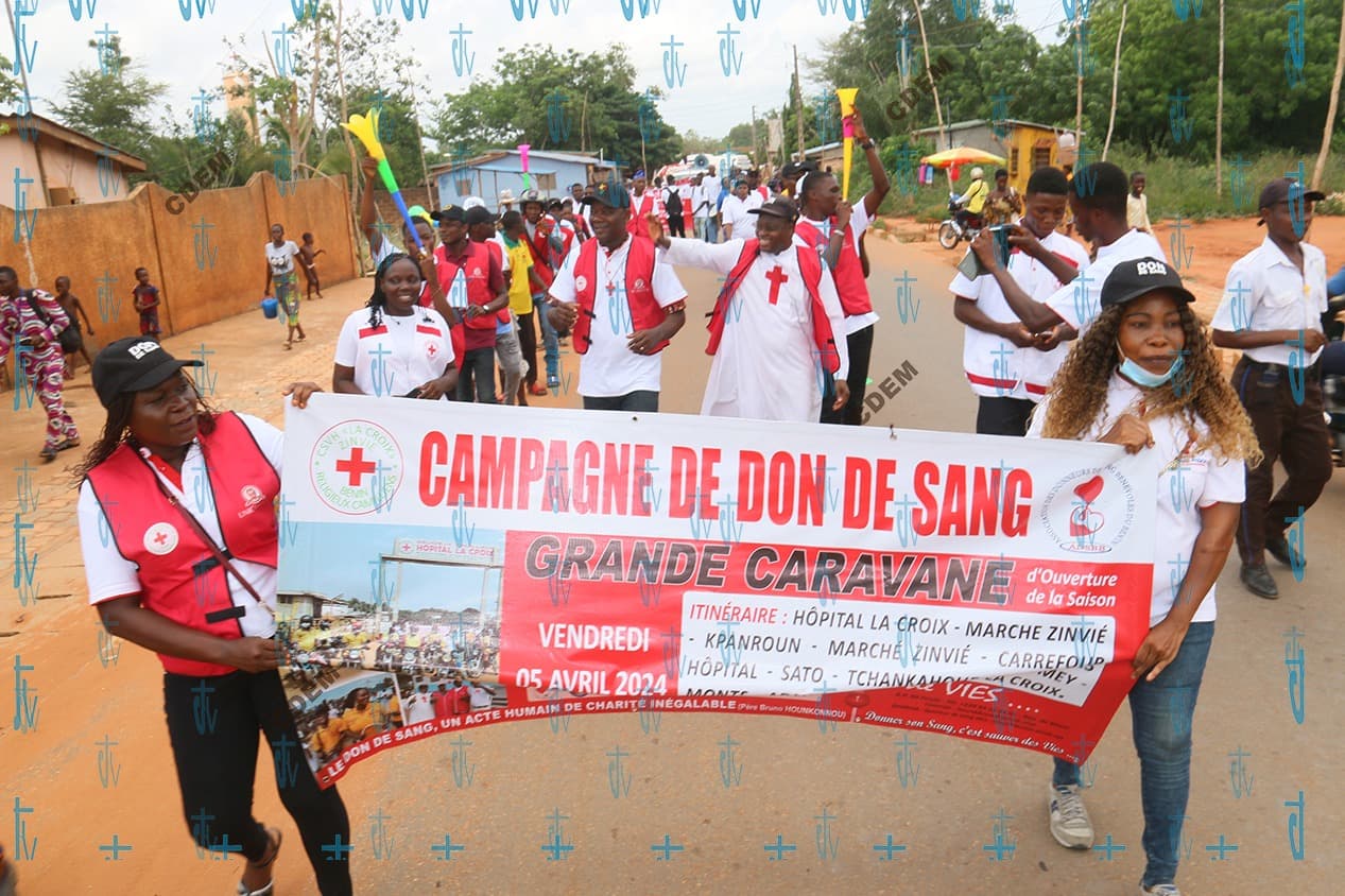 Campagne de don de Sang au Centre de Santé La Croix de Zinvié