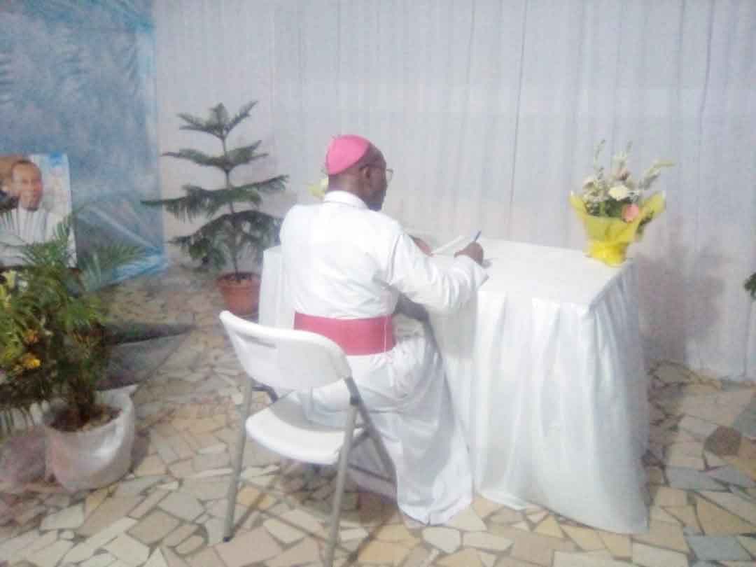Condoléances de Mgr Houngbédji aux paroissiens de Gbèdégbé