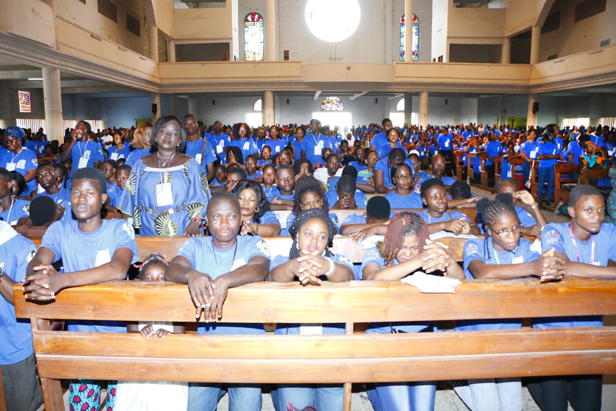 Plus de 5000 jeunes aux pieds de Notre-Dame d’Arigbo