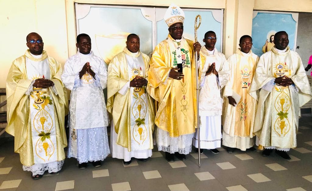 Nouvel an de Mgr Houngbédji à Midédji